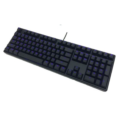 Ducky ONE Blue LED Backlit Mechanical Gaming Keyboard (Brown Cherry MX)