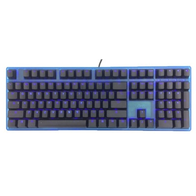 Ducky Blue ONE Blue LED Backlit Mechanical Gaming Keyboard (Blue Cherry MX)