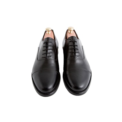 Black Cap-Toe Oxford with Complimentary Cedar Shoe Trees
