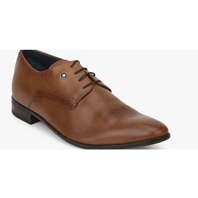 Louis Philippe Brown Formal Shoes
