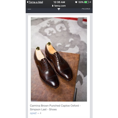 
     Carmina Shoemaker Quarter Brogue in Dark Brown Calf – Gentlemens Footwear 
