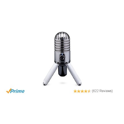 Amazon.com: Samson Meteor Mic USB Studio Microphone (Chrome): Musical Instrument