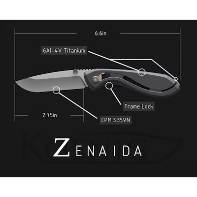 Koenig Knives Zenaida---A completly screwless design---