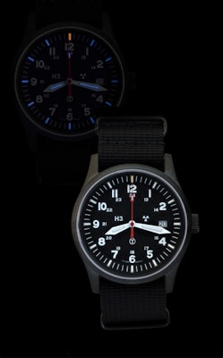 H3 GWS G10 Pro Diver Black Military Watch - Direct from militarywatchshop.co.uk