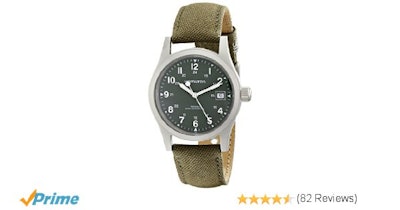 Amazon.com: Hamilton Men's HML-H69419363 Stainless Steel Watch with Khaki Field 