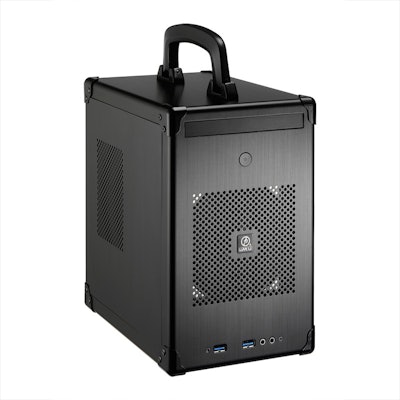 LIAN LI PC-TU100B Black Aluminum Mini-ITX Tower Computer Case - Newegg.com