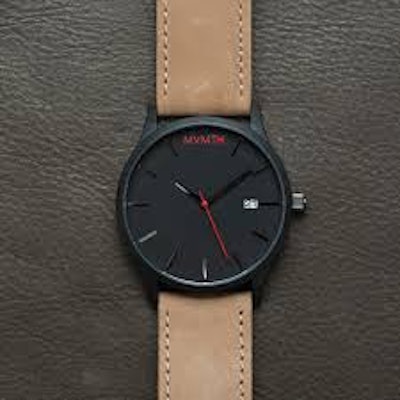 
      
        Black / Tan Leather
        
        
        | MVMT Watches
   