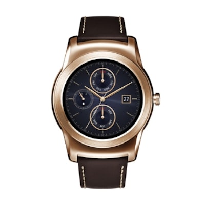 LG W150: Watch Urbane - Elegant Gold Smartwatch | LG USA
