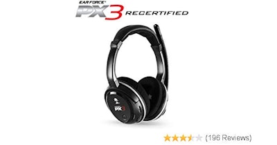 Amazon.com: Turtle Beach Ear Force PX3 Programmable Wireless Gaming Headset (Cer