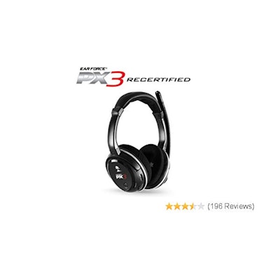 Amazon.com: Turtle Beach Ear Force PX3 Programmable Wireless Gaming Headset (Cer