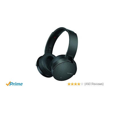 Amazon.com: Sony XB950N1 Extra Bass Wireless Noise Canceling Headphones, Black: