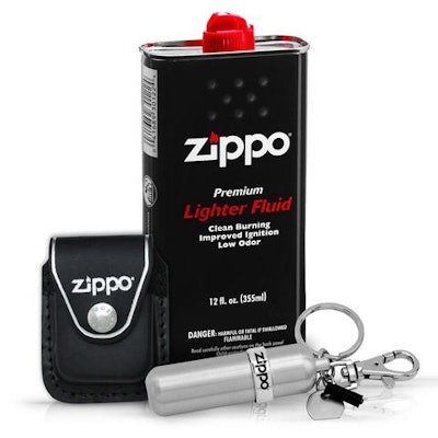 Lighter/Pouch Bundle (Lighter Fluid, Canister & Pouch) | Zippo.com