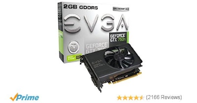 EVGA GeForce GTX 750Ti 2GB