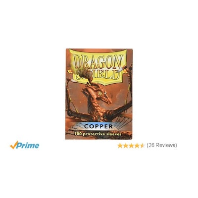 Amazon.com: Dragon Shield Sleeves 100 Copper Cards: Toys & Games