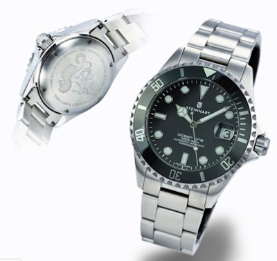 Ocean One 39 black - Diver Watches  - Steinhartwatches