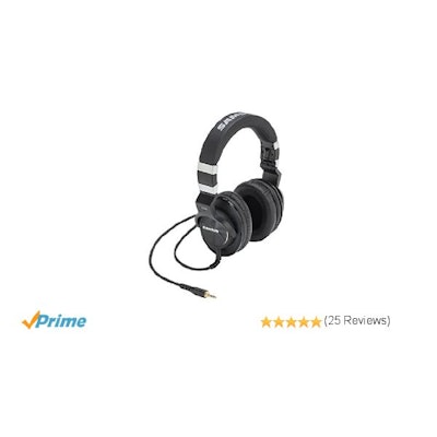 Amazon.com: Samson Z55 Closed Back Over-Ear Professional Reference Headphones: M