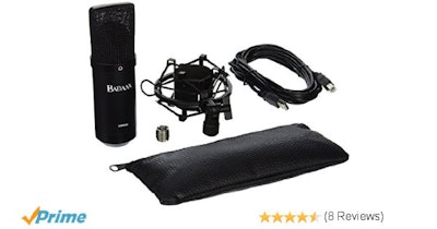 Amazon.com: Bad Axx ba-um900 USB Cardioid Condenser Microphone: Musical Instrume