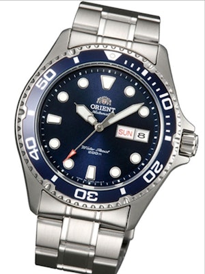 Orient Ray II Blue Dial Automatic Dive Watch with Stainless Steel Bracelet #AA02