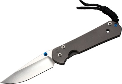 Chris Reeve Small Sebenza 21, 2.94" S35VN Blade, Titanium Handles  - KnifeCenter