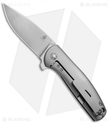 Kizer Laconico Gemini Left-Handed Frame Lock Knife (3.125" Stonewash) Ki3471-L -