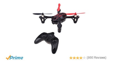 Amazon.com: Hubsan X4 (H107C) 4 Channel 2.4GHz RC Quad Copter with Camera - Red/