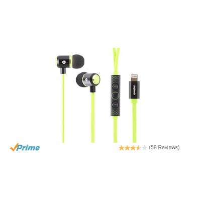 Amazon.com: Brightech - Apple MFI Approved Pure Lightning Earphones - Listen to