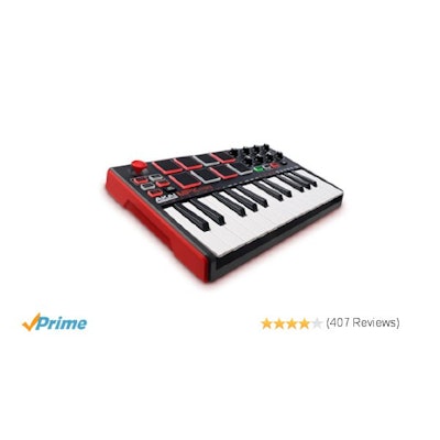 Amazon.com: Akai Professional MPK Mini MKII 25-Key Ultra-Portable USB MIDI Drum