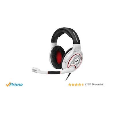 Amazon.com: Sennheiser GAME ONE PC Gaming Headset - White: Computers & Accessori