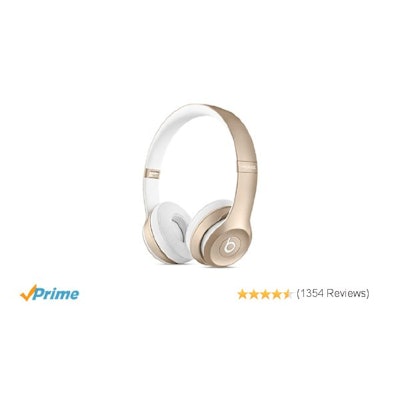 Amazon.com: Beats Solo2 Wireless On-Ear Headphones - Gold: Electronics