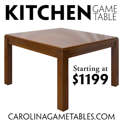 The Kitchen Game Table by Carolina Game Tables Carolina Game Tables