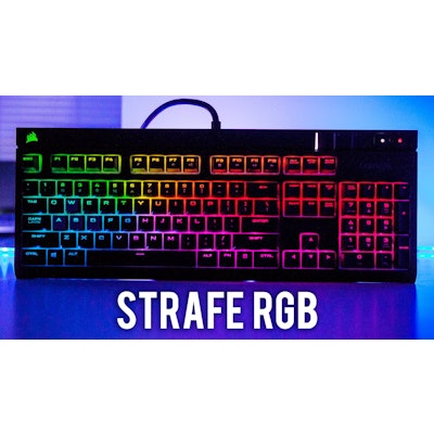 Corsair Strafe RGB Mechanical Gaming Keyboard, Backlit Multicolor Led, Cherry MX