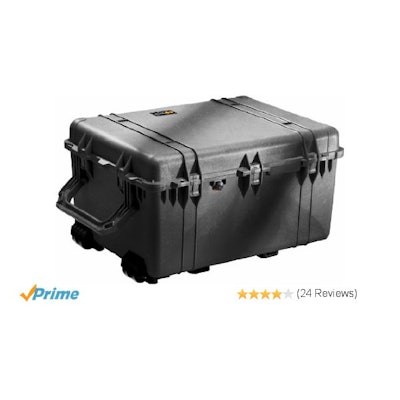 Amazon.com: Pelican 1630 NF Black Transport Case No Foam - Hard case - polyureth