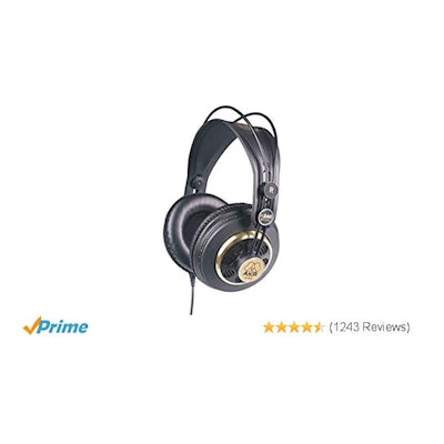 Amazon.com: AKG K240STUDIO Semi-Open Studio Headphones: Musical Instruments