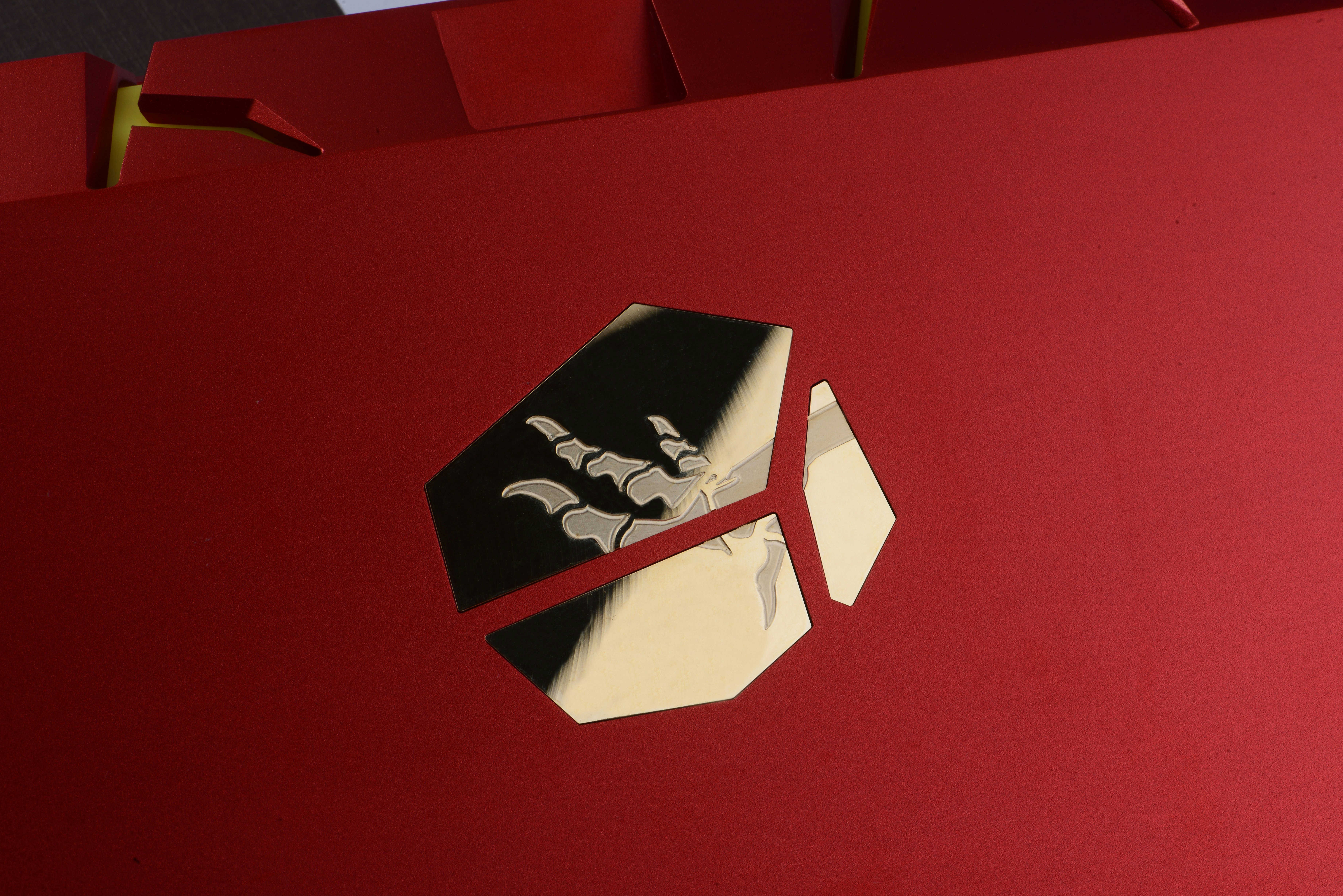 high polished copper Logo