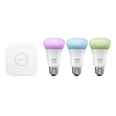 Philips Hue White and Colour Wireless Ambiance Lighting Starter Kit - Apple (AU)