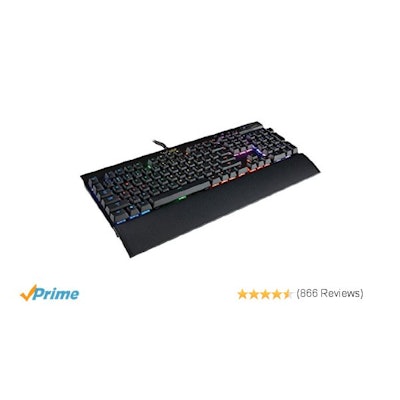 Amazon.com: Corsair Gaming K70 RGB LED Mechanical Gaming Keyboard - Cherry MX Re
