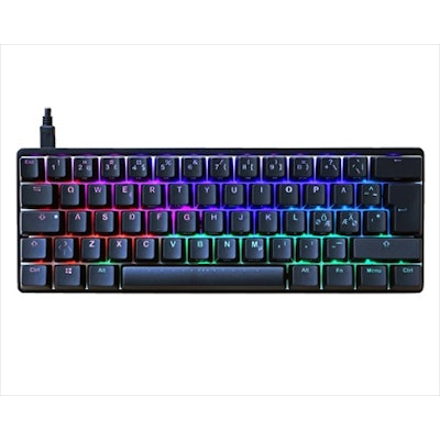 Vortex POK3R RGB Mechanical Keyboard ISO nordic [MX Blue] - MaxGaming