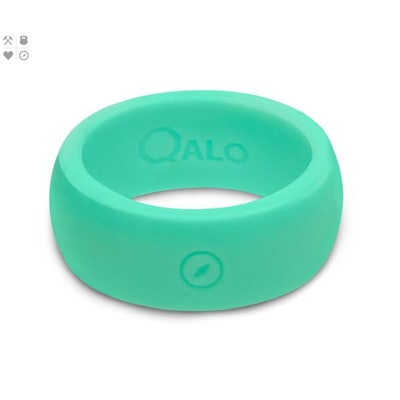 Men's Outdoors Aqua FoxFire Silicone Ring | QALO
