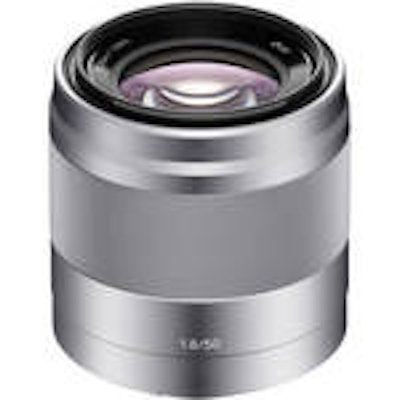 Sony  E 50mm f/1.8 OSS Lens (Silver) SEL50F18 B&H Photo Video