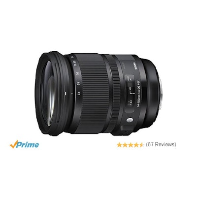 Amazon.com : Sigma 24-105mm F 4.0 DG OS HSM Zoom Lens for Canon EF Cameras : Cam