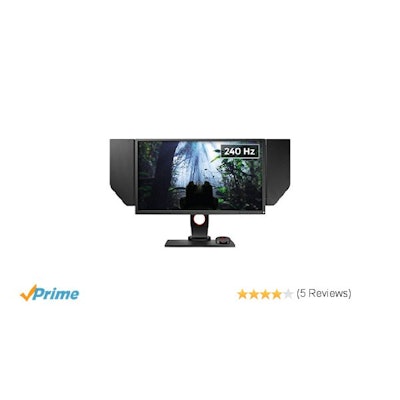 Amazon.com: BenQ ZOWIE 24.5 inch 240Hz eSports Gaming Monitor, DyAc, 1080p, 1ms 