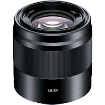 Sony  E 50mm f/1.8 OSS Lens (Black) SEL50F18/B B&H Photo Video