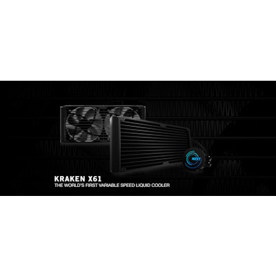 Kraken x61 PC Gaming Water Cooler - Computer Case Water Cooler - NZXT
