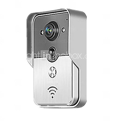 Smart WiFi Video Doorbell for Smartphones & Tablets, Wireless Video Doo