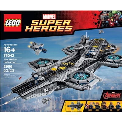 The SHIELD Helicarrier - 76042 | Marvel Super Heroes | LEGO Shop