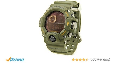 Amazon.com: G-Shock Rangeman Master Of G Series Stylish Watch - Green / One Size