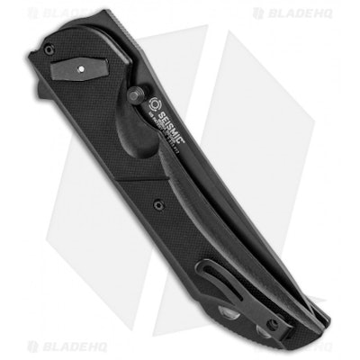 CRKT Seismic - Manual Folding Knife Black G-10 + Black | Blade HQ
