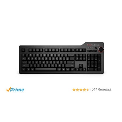 Amazon.com: Das Keyboard 4 Professional Clicky MX Blue Mechanical Keyboard (DASK
