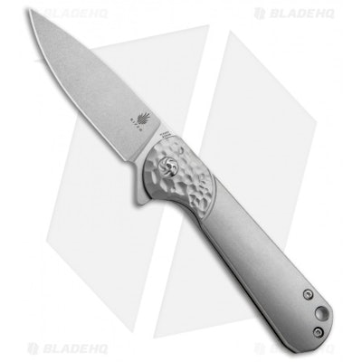  Kizer Envoy Frame Lock Knife Titanium (3" Stonewash) Ki3493