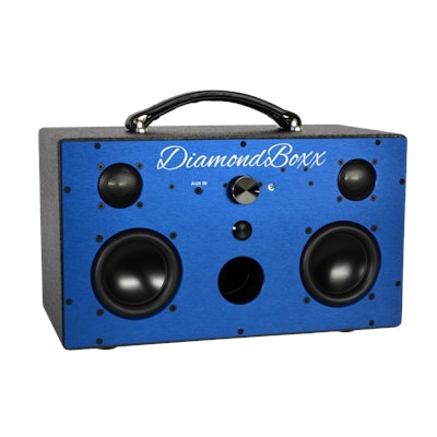 DiamondBoxx - Portable Bluetooth Boombox Speaker - Model M